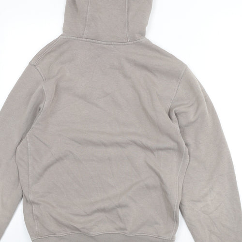 Nike Mens Beige Cotton Pullover Hoodie Size XS