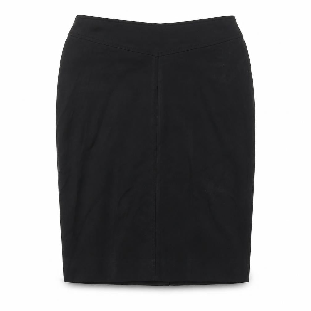 Brook Taverner Womens Black Polyester Straight & Pencil Skirt Size 12 Zip