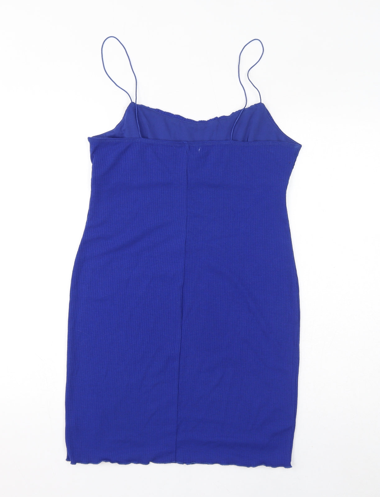 Urban Outfitters Womens Blue Polyester Bodycon Size L Round Neck Pullover