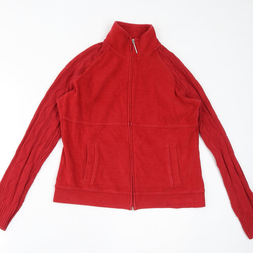 NEXT Womens Red Jacket Size 14 Zip