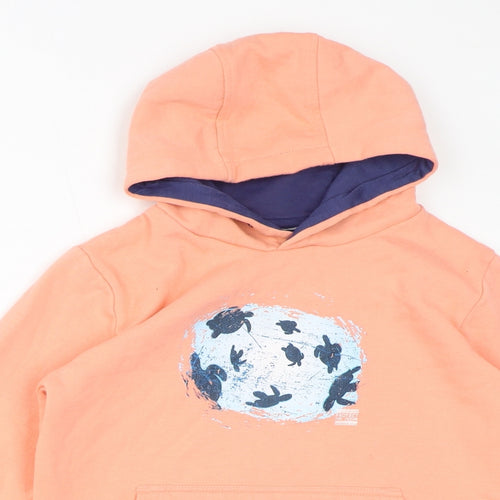 Mountain Warehouse Girls Pink Polyester Pullover Hoodie Size 13 Years Pullover - Protect The Ocean