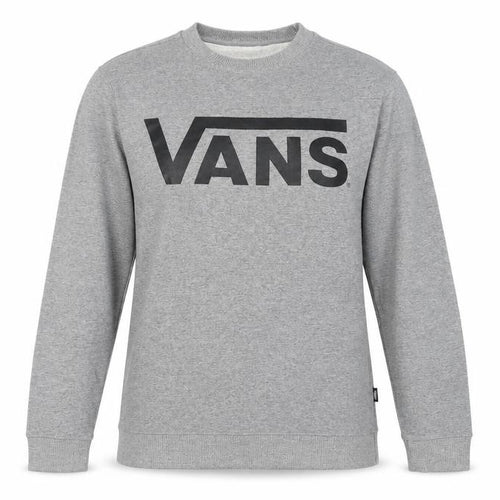 VANS Womens Grey Cotton Pullover Sweatshirt Size M Pullover - Logo