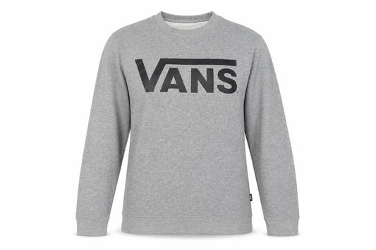 VANS Womens Grey Cotton Pullover Sweatshirt Size M Pullover - Logo