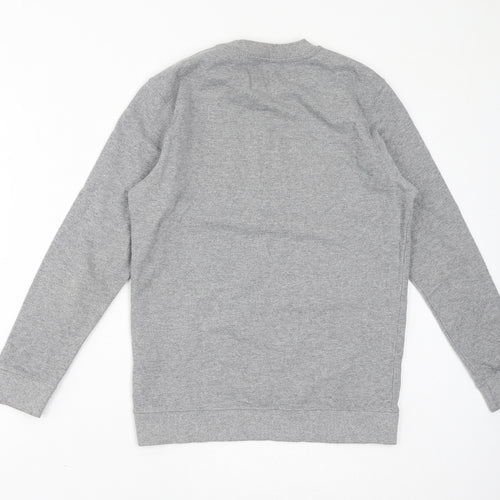VANS Womens Grey Cotton Pullover Sweatshirt Size M Pullover - Logo