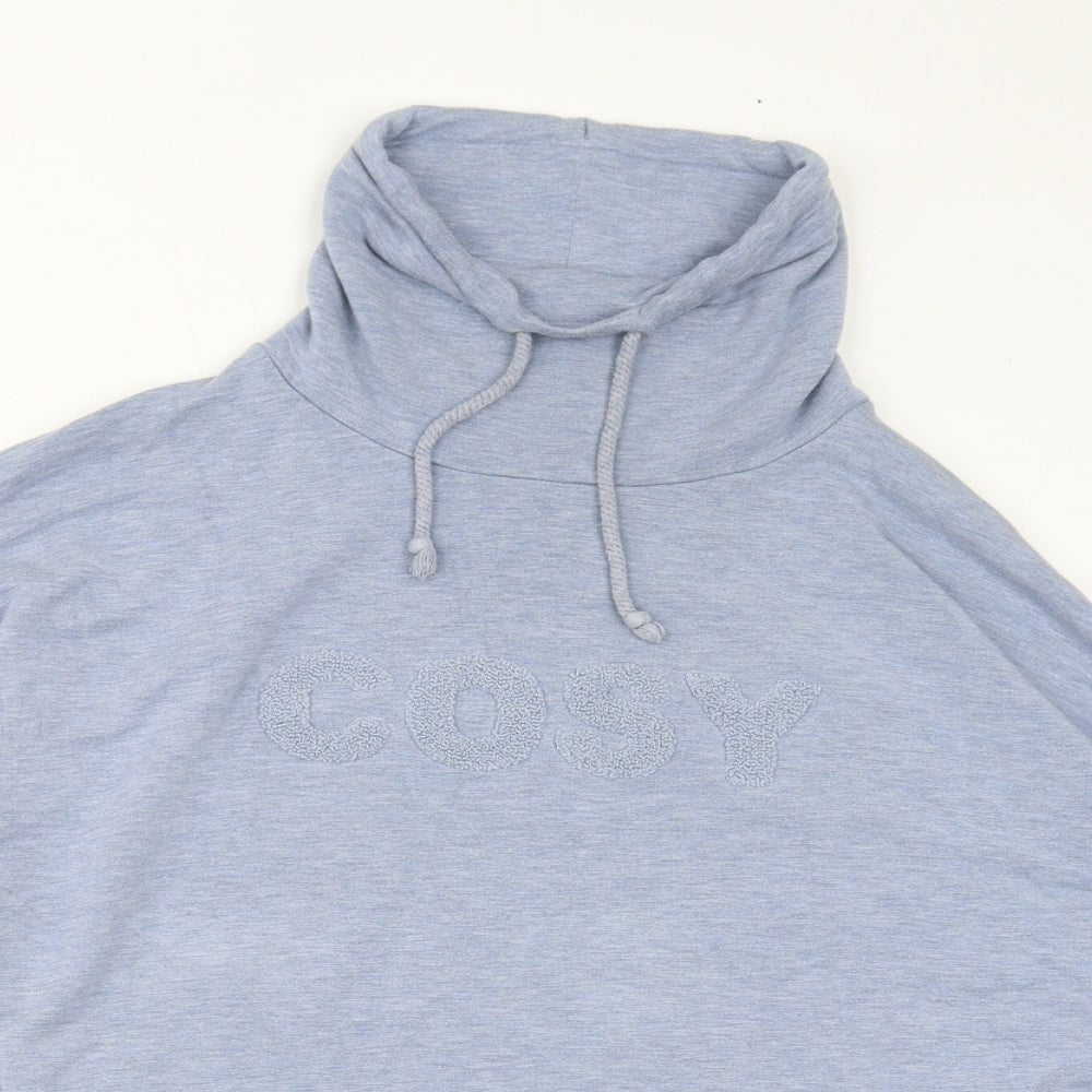 Marks and Spencer Womens Grey Viscose Pullover Sweatshirt Size 16 Pullover