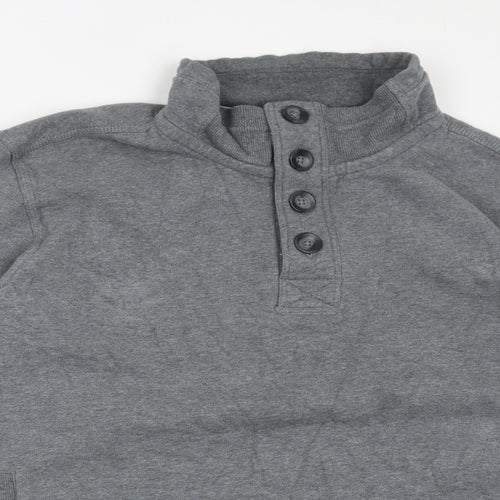 NEXT Mens Grey Cotton Pullover Sweatshirt Size 2XL