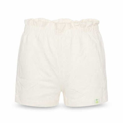 Marks and Spencer Girls White Cotton Cropped Trousers Size 12-18 Months Pullover - Embroidered