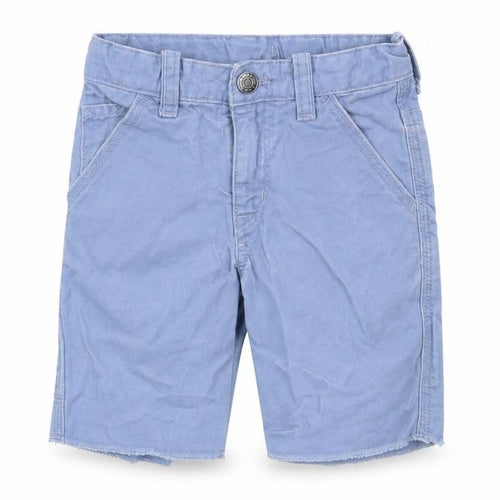 Gap Boys Blue Cotton Bermuda Shorts Size 4 Years Regular Hook & Eye - Pockets, Adjustable waist