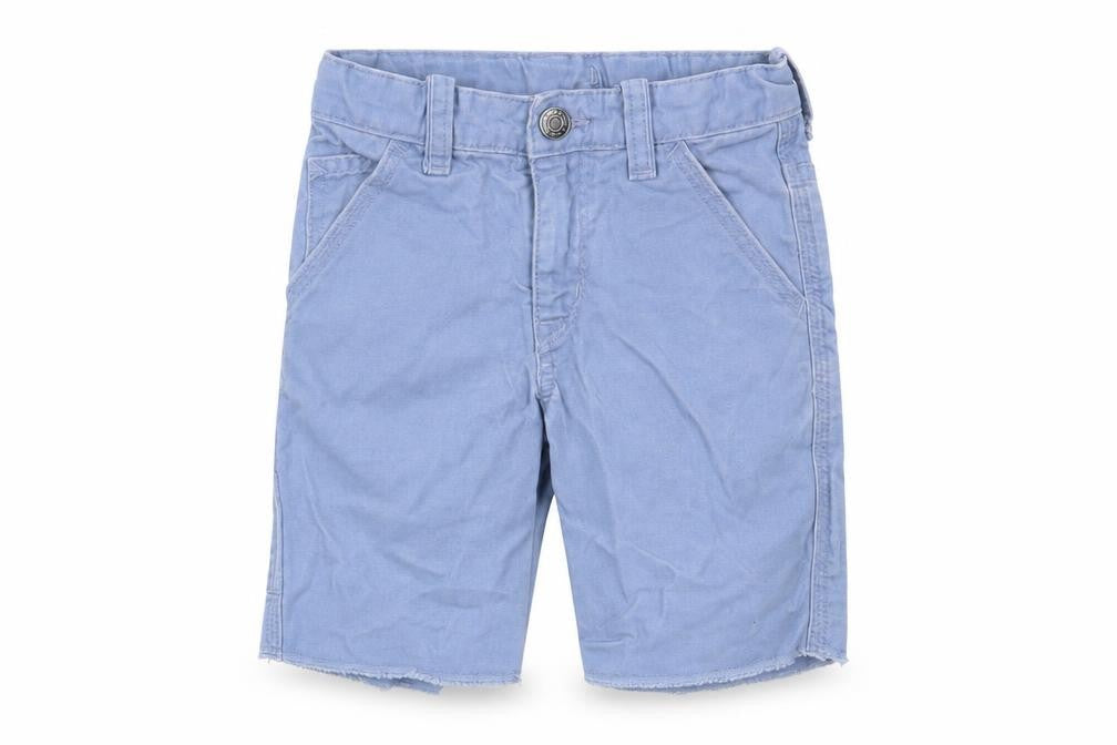 Gap Boys Blue Cotton Bermuda Shorts Size 4 Years Regular Hook & Eye - Pockets, Adjustable waist