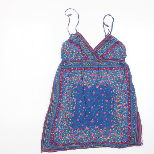 Best Mountain Womens Multicoloured Geometric Cotton A-Line Size L V-Neck Pullover