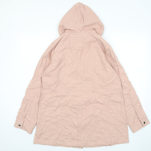 Bonmarché Womens Pink Jacket Size 14 Zip - Pockets