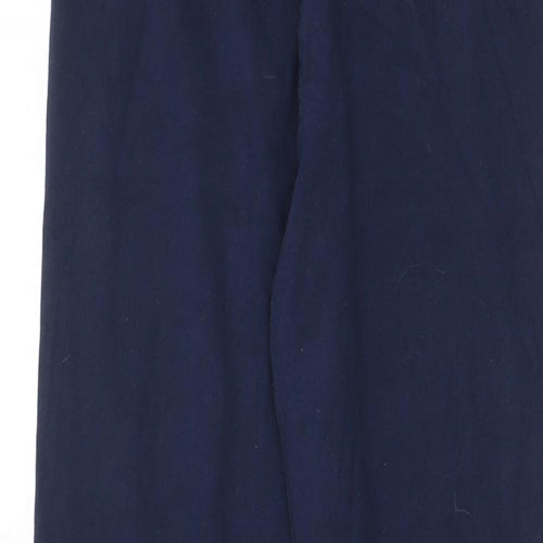 NEXT Girls Blue Cotton Capri Trousers Size 14 Years L24 in Regular Pullover