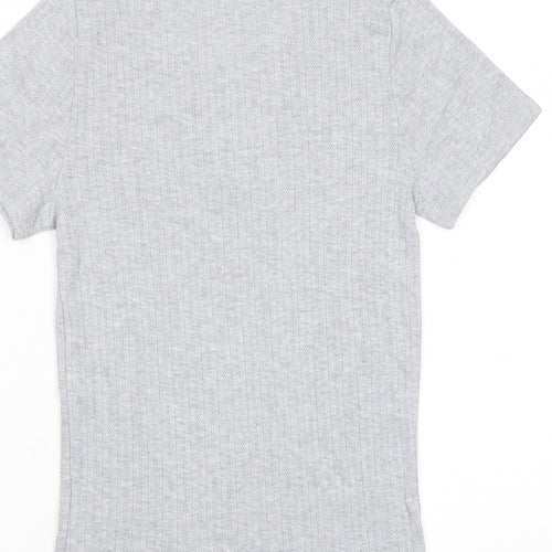 Marks and Spencer Womens Red Polyester Basic T-Shirt Size 12 V-Neck - Lace