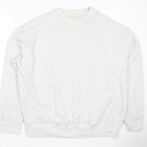 Marks and Spencer Mens Grey Cotton Pullover Sweatshirt Size M