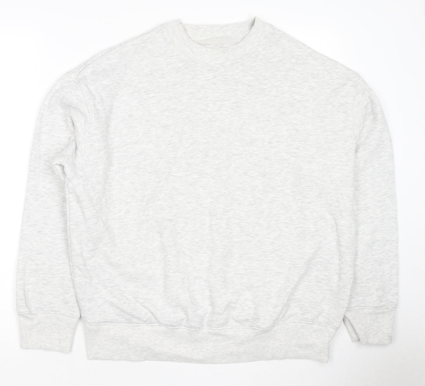 Marks and Spencer Mens Grey Cotton Pullover Sweatshirt Size M