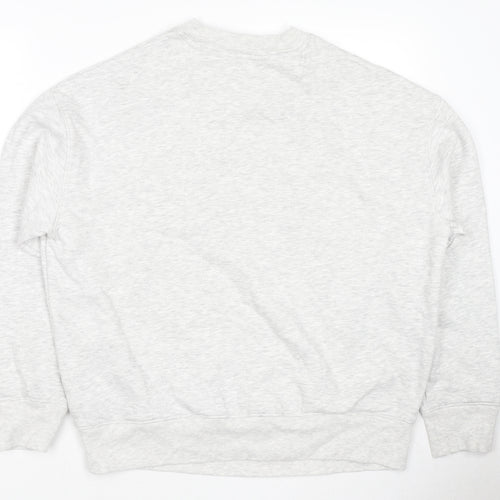 Marks and Spencer Mens Grey Cotton Pullover Sweatshirt Size M