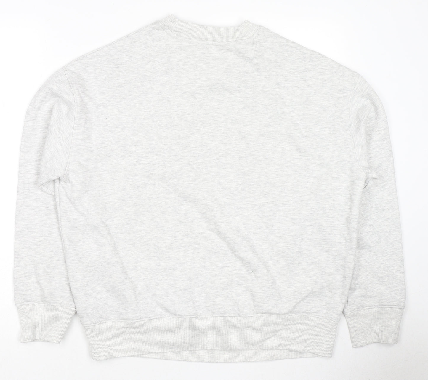 Marks and Spencer Mens Grey Cotton Pullover Sweatshirt Size M
