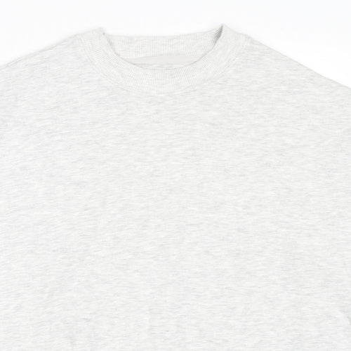 Marks and Spencer Mens Grey Cotton Pullover Sweatshirt Size M