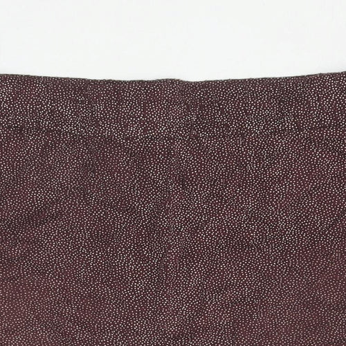 H&M Womens Brown Polka Dot Cotton Basic Shorts Size S L3 in Regular Pull On - Pockets