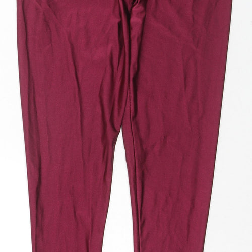 ASOS Curve Womens Pink Polyester Pedal Pusher Leggings Size 20 L29 in