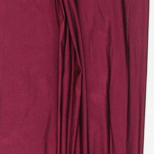 ASOS Curve Womens Pink Polyester Pedal Pusher Leggings Size 20 L29 in