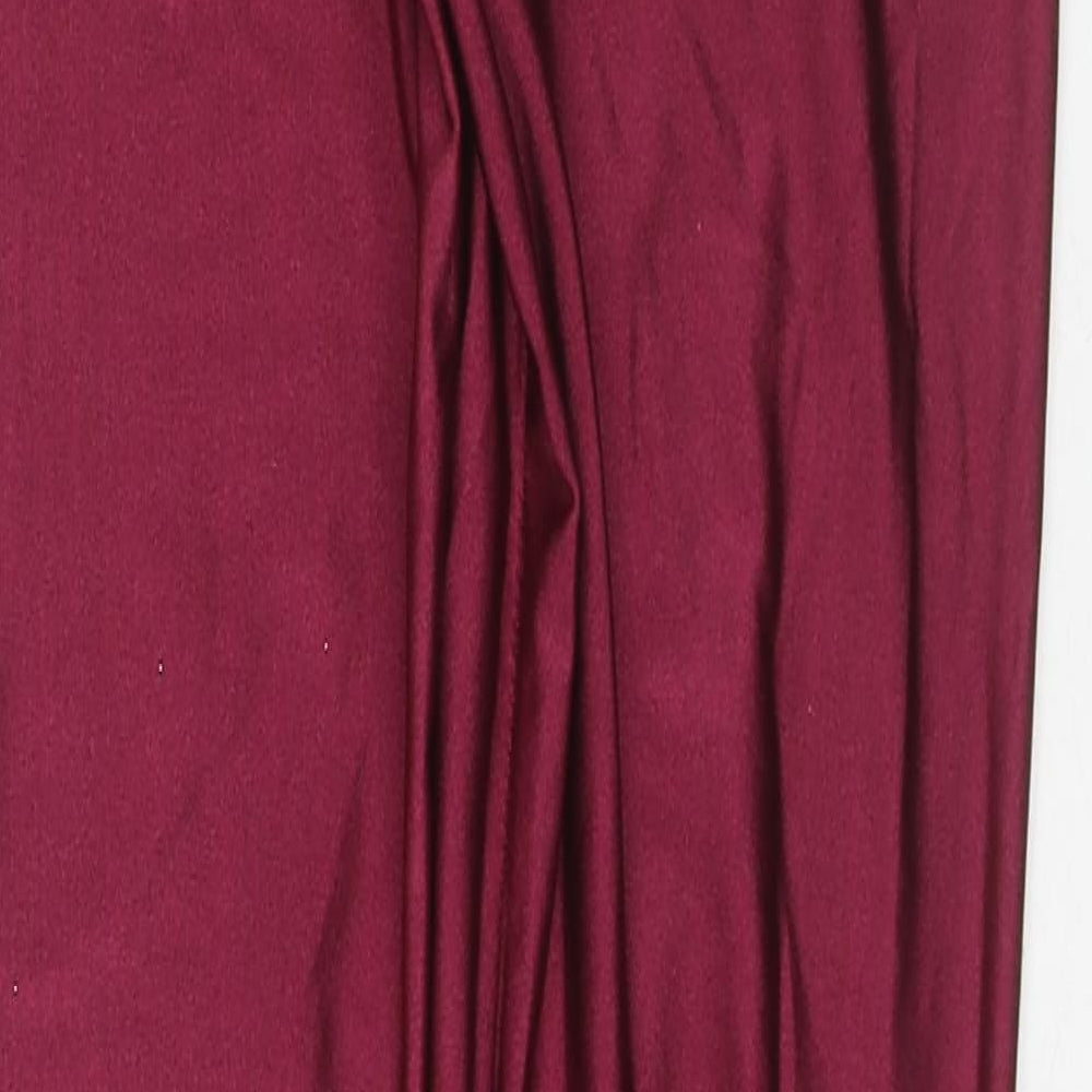ASOS Curve Womens Pink Polyester Pedal Pusher Leggings Size 20 L29 in