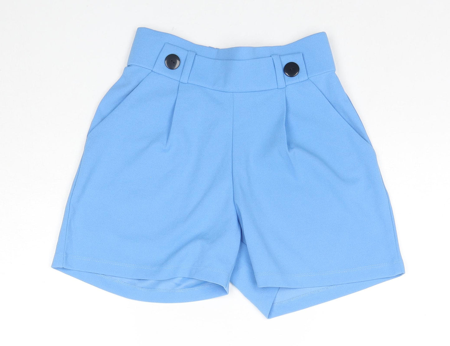 Only Womens Blue Polyester Sailor Shorts Size S L5 in Regular