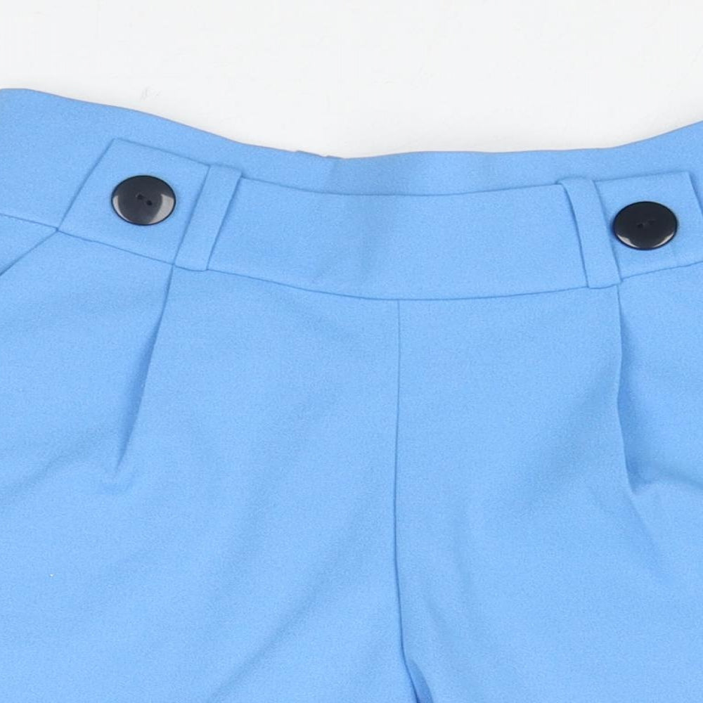 Only Womens Blue Polyester Sailor Shorts Size S L5 in Regular