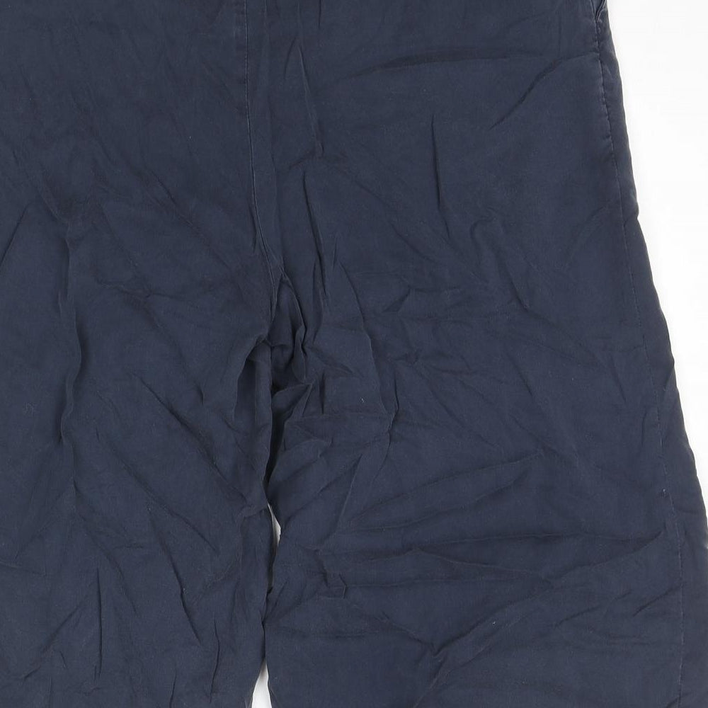 Quba Womens Blue Lyocell Culotte Shorts Size 16 L15 in Regular Zip