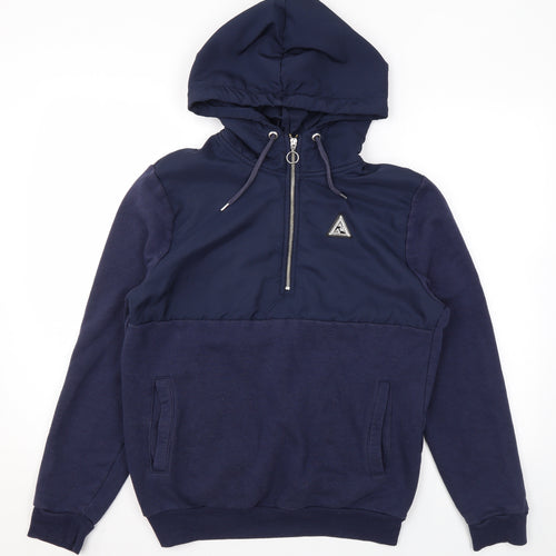River Island Mens Blue Jacket Size S Zip