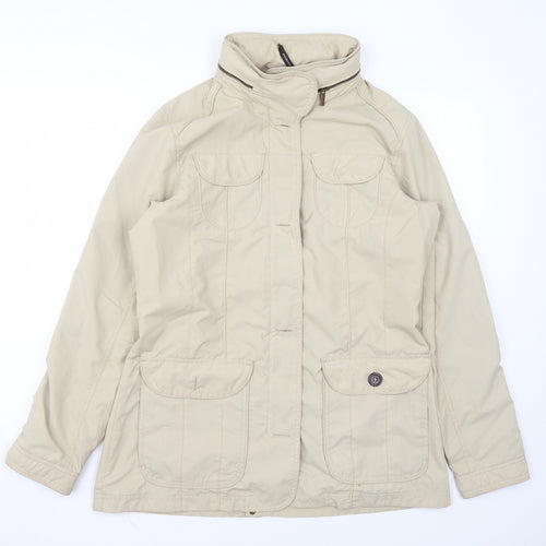 Craghoppers Womens Beige Rain Coat Jacket Size 12 Zip