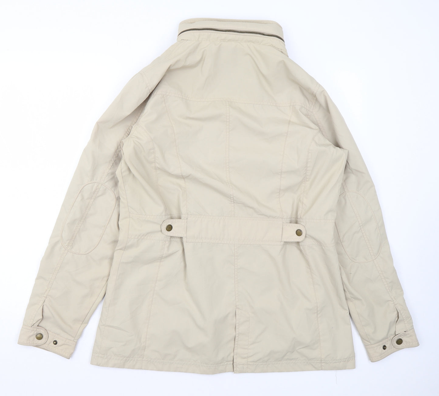 Craghoppers Womens Beige Rain Coat Jacket Size 12 Zip