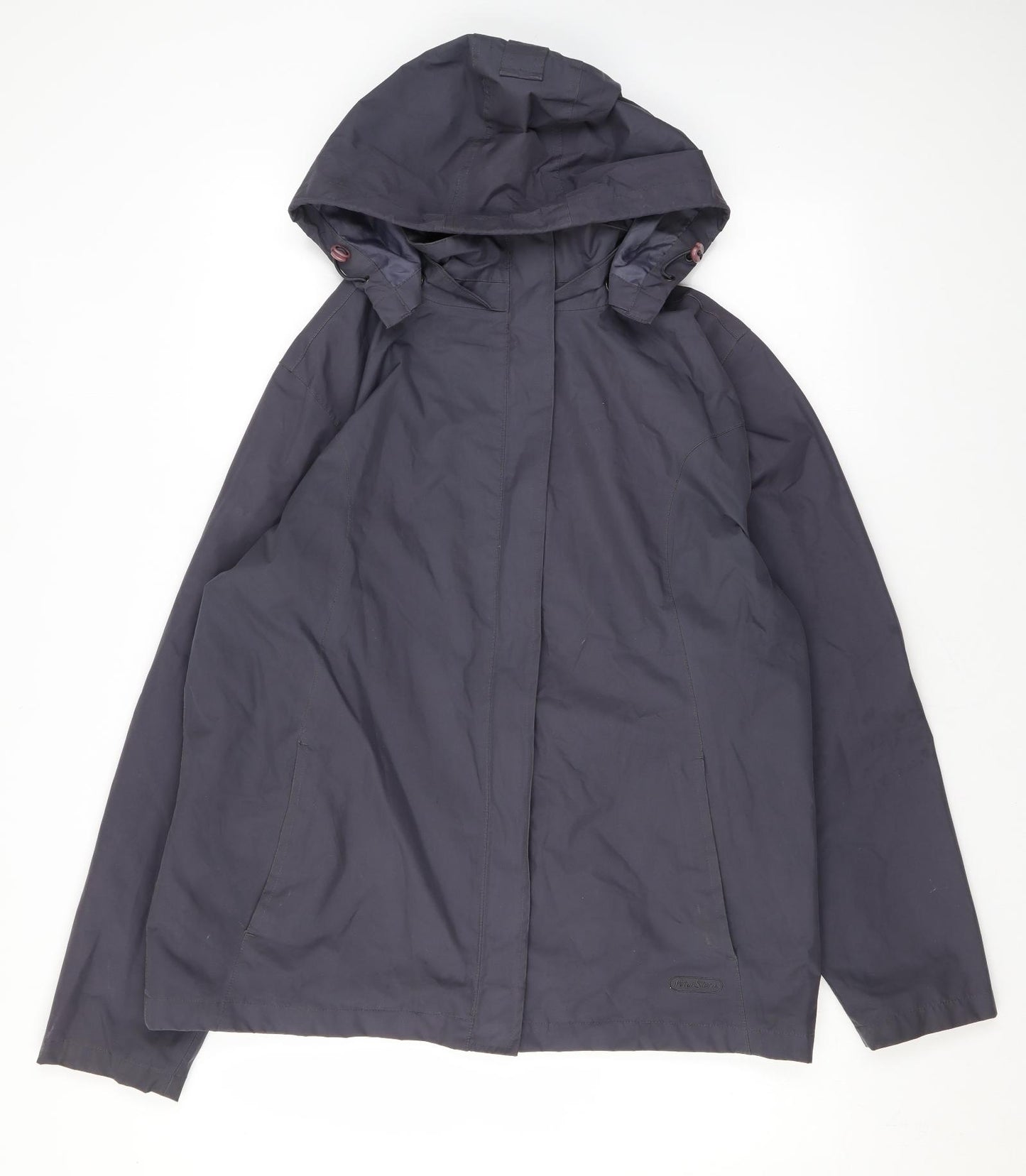 Peter Storm Mens Grey Rain Coat Coat Size M Zip