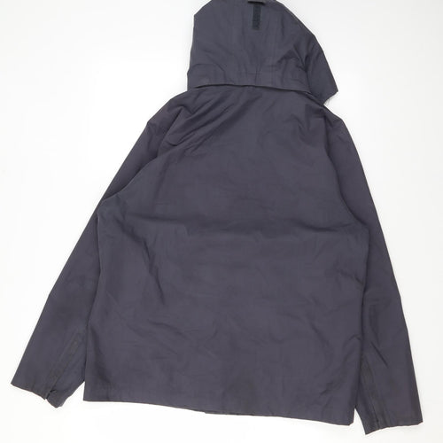Peter Storm Mens Grey Rain Coat Coat Size M Zip