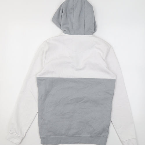 U.S Mens Grey Cotton Pullover Hoodie Size XS