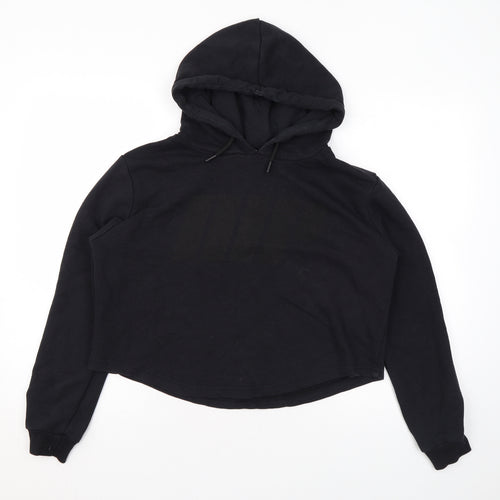 Myprotein Womens Black Polyester Pullover Hoodie Size M Pullover - Logo