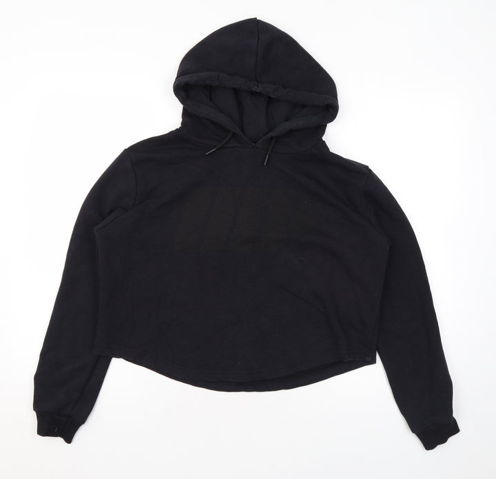Myprotein Womens Black Polyester Pullover Hoodie Size M Pullover - Logo