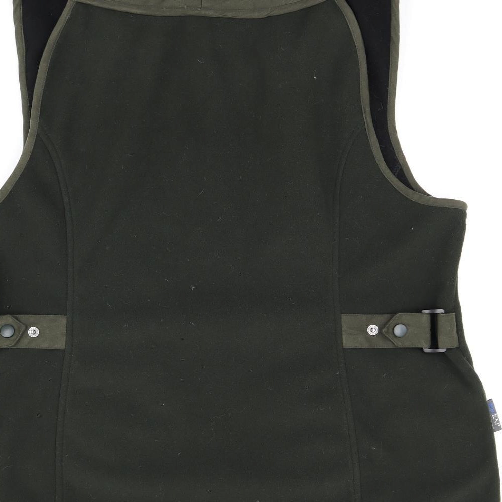 SASTA Womens Green Gilet Jacket Size XL Zip