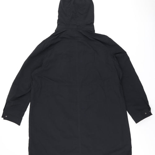 Marks and Spencer Womens Black Rain Coat Coat Size 20 Zip