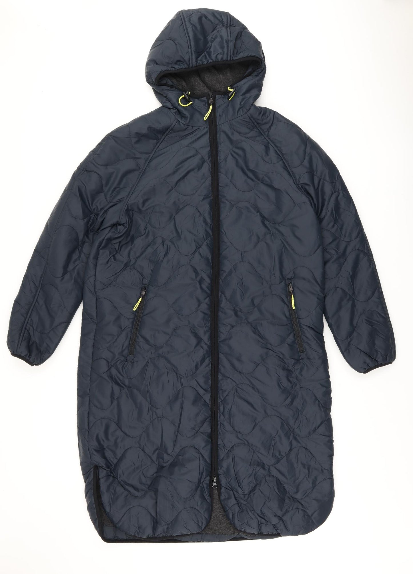 Goodmove Womens Blue Puffer Jacket Coat Size 12 Zip