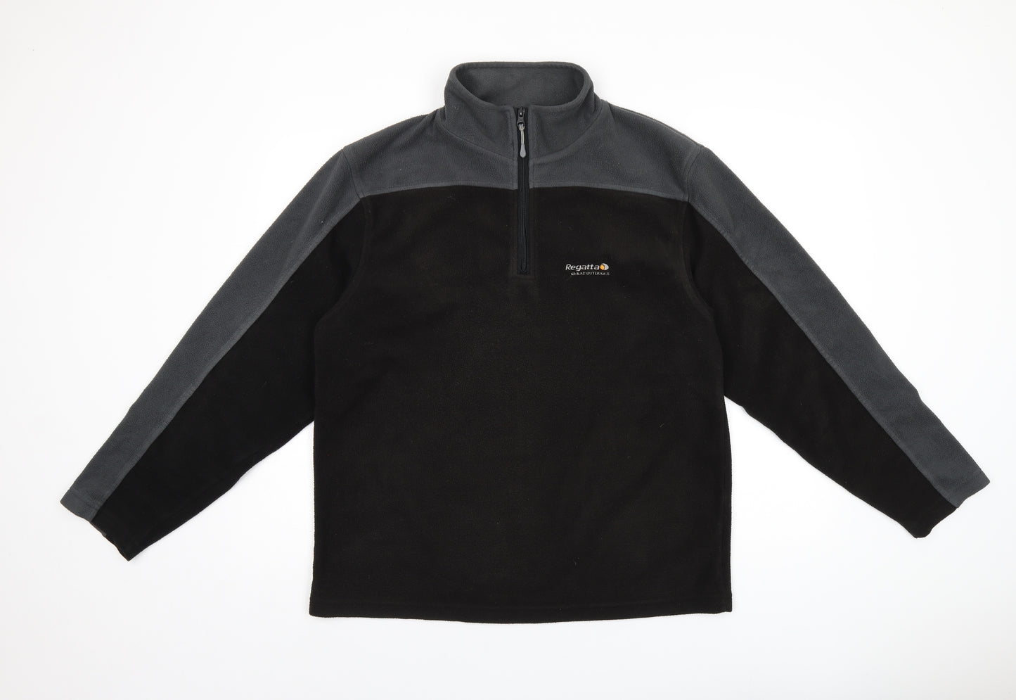 Regatta Mens Black Polyester Pullover Sweatshirt Size M