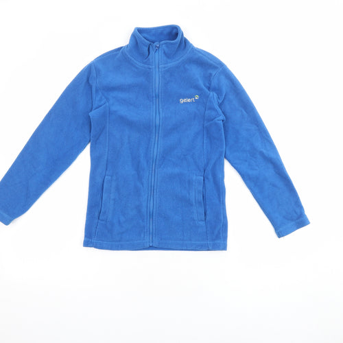 Gelert Boys Blue Jacket Size 9-10 Years Zip - Embroidered Logo Pockets