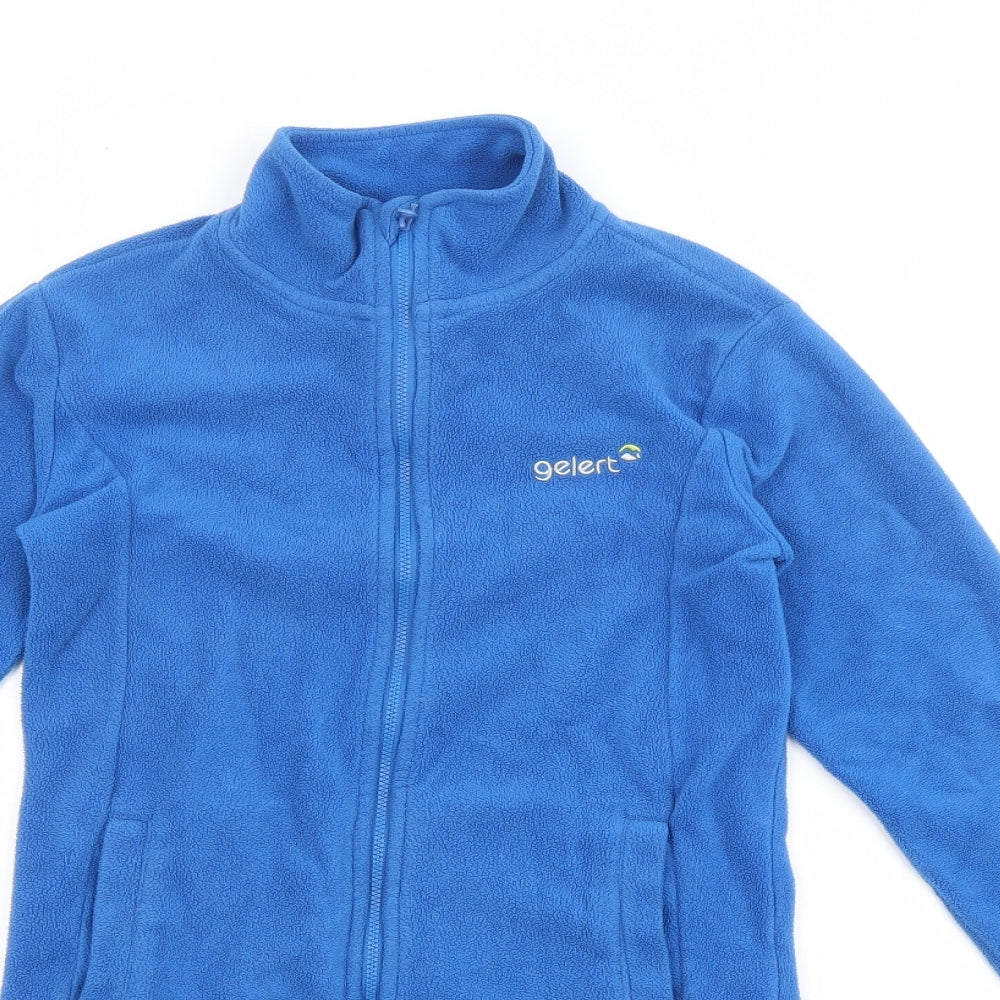 Gelert Boys Blue Jacket Size 9-10 Years Zip - Embroidered Logo Pockets