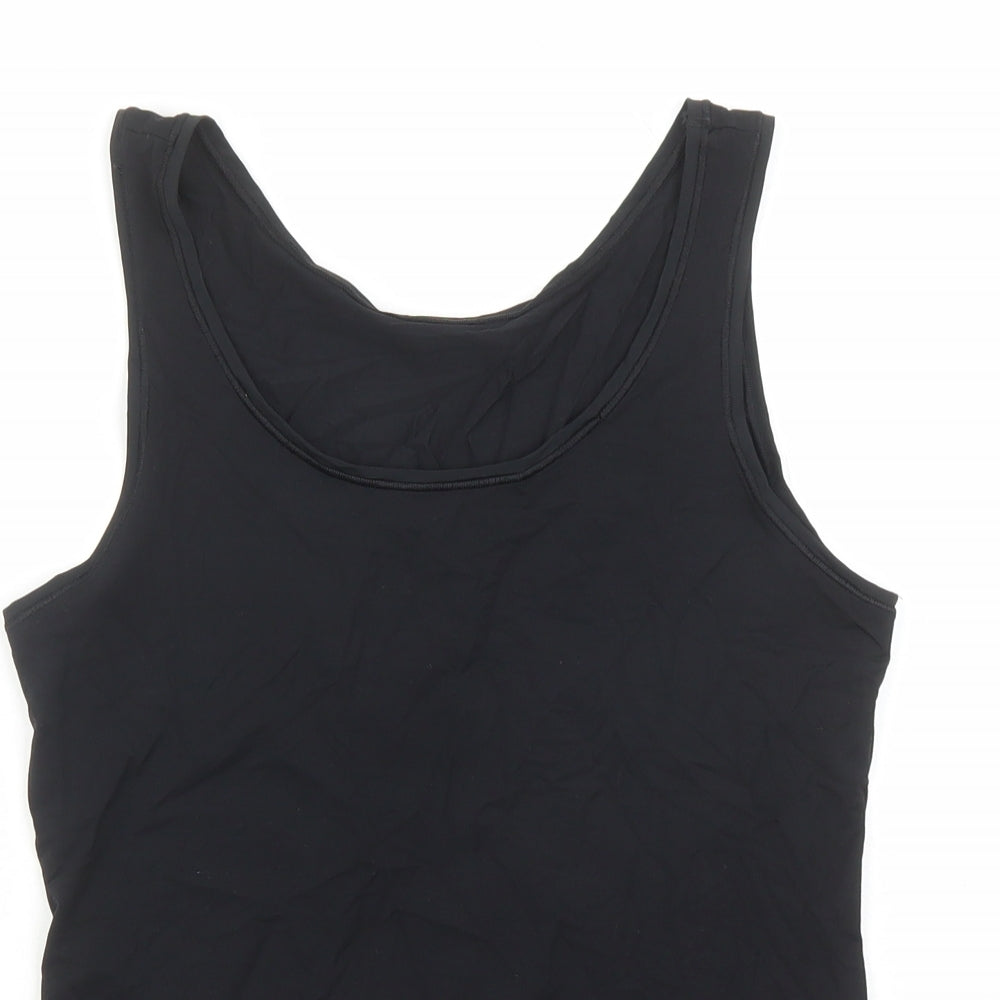 Marks and Spencer Womens Black Modal Camisole Tank Size 10 Round Neck