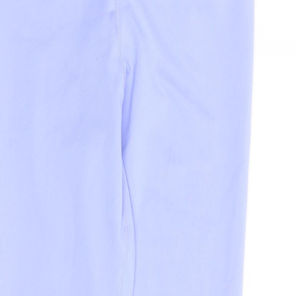 Nike Womens Purple Polyester Compression Leggings Size S L25 in Regular - Just Do It