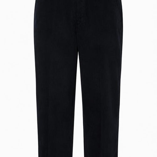 Marks and Spencer Womens Blue Cotton Trousers Size 36 L31 in Regular Zip