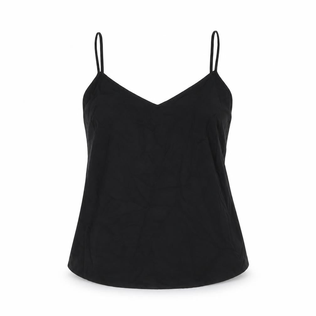 Marks and Spencer Womens Black Polyester Camisole Tank Size 10 V-Neck