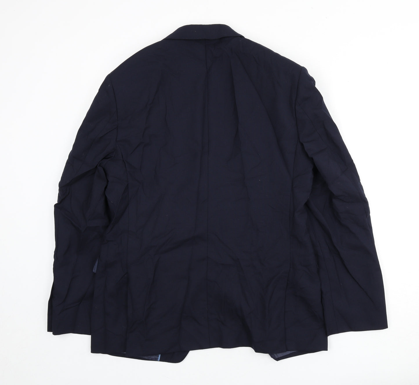 Marks and Spencer Mens Blue Wool Jacket Suit Jacket Size 38 Regular