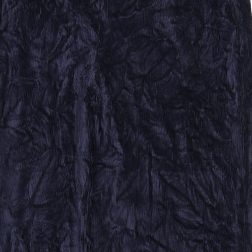 Marks and Spencer Womens Blue Cotton Trousers Size 24 L23 in Regular
