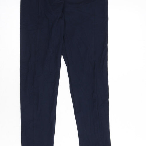 Marks and Spencer Womens Blue Polyester Capri Leggings Size 8 L28 in - Long Length